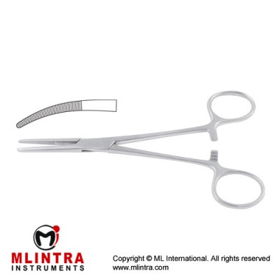 Kelly Haemostatic Forcep Curved Stainless Steel, 14 cm - 5 1/2"